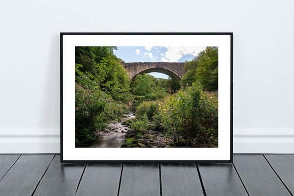 The Causey Arch bridge near Stanley in County Durham, North East England. The oldest surviving single-arch railway bridge in the world. - North East Captures