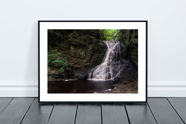 Hareshaw Linn Waterfall in Bellingham, Northumberland. A beautiful nine-metre high waterfall. - North East Captures