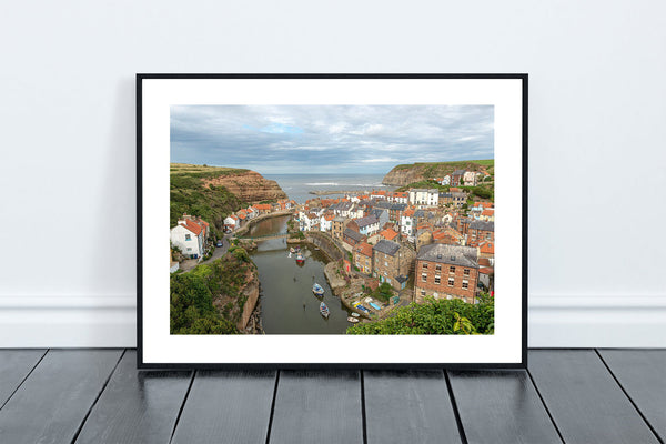 Staithes fishing in North Yorkshire, now largely a tourist destination within the North York Moors National Park. - North East Captures