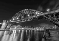 The Tyne Bridge at night seen from the Gateshead side of the Quayside - North East Captures