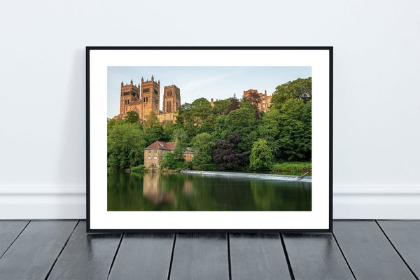 The weir on The River Wear in Durham and the majestic Durham Cathedral in the background - North East Captures