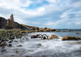 Chemical Beach Seaham and the wheels of an old Chaldron Wagon revealed at low tide. - North East Captures