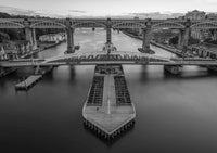Swing Bridge and High Level Bridge seen from the Tyne Bridge - North East Captures