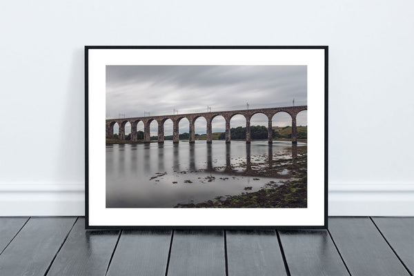 The Royal Border Bridge spanning the River Tweed between Berwick-upon-Tweed and Tweedmouth in Northumberland. - North East Captures