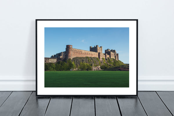 Bamburgh Castle, a mighty fortress dominating the Northumbrian coastline on the North East Coast of England. - North East Captures