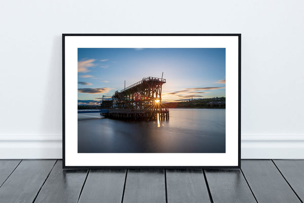 Dunston Staiths at sunset. Reputed to be the largest wooden structure in Europe. - North East Captures